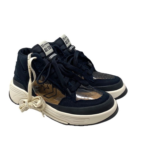 Converse x Joshua Vides Weapon CX Women's High Skate Shoes Black Canvas A00715C - Picture 6 of 9